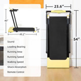 Ambifirner Portable Folding Treadmill, 3.0 HP Foldable Compact Treadmill for Home Office with 300 lb Capacity for Walking & Running