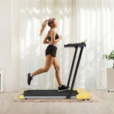 Ambifirner Portable Folding Treadmill, 3.0 HP Foldable Compact Treadmill for Home Office with 300 lb Capacity for Walking & Running