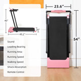 Ambifirner Portable Folding Treadmill, 3.0 HP Foldable Compact Treadmill for Home Office with 300 lb Capacity for Walking & Running