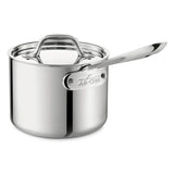 All-Clad 4202 Stainless Steel Sauce Pan with Lid Cookware, 2-Quart, Silver